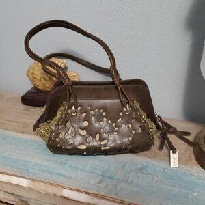 Luana Brown rope fabric marypoppins Handbag